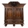 18th-century oak Baroque wardrobe - Königsberg