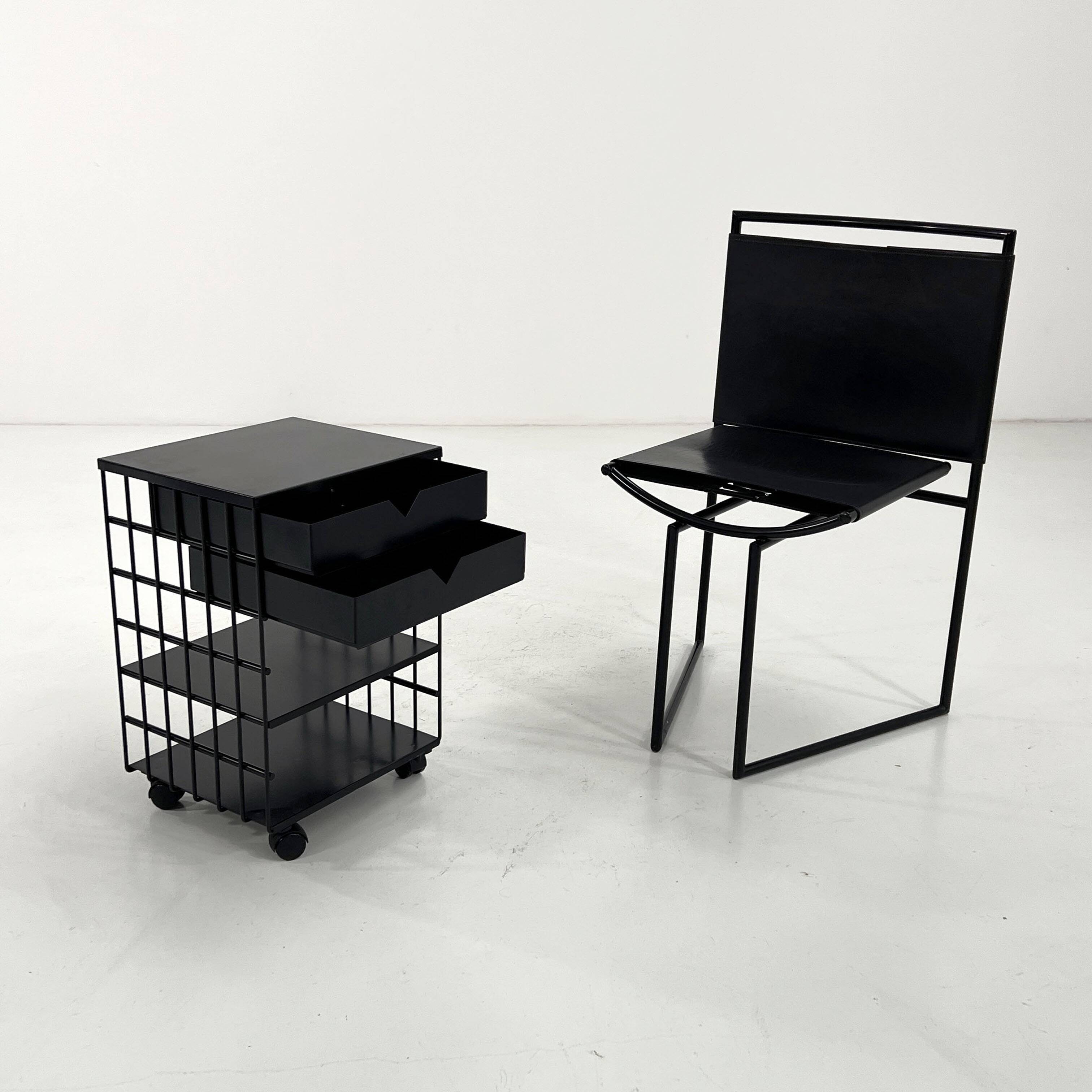 Like drawers on wheels by Bruna Rapisarda for Robots, 1980