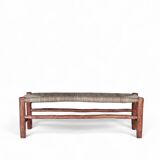 Boho Natural Rope Bench