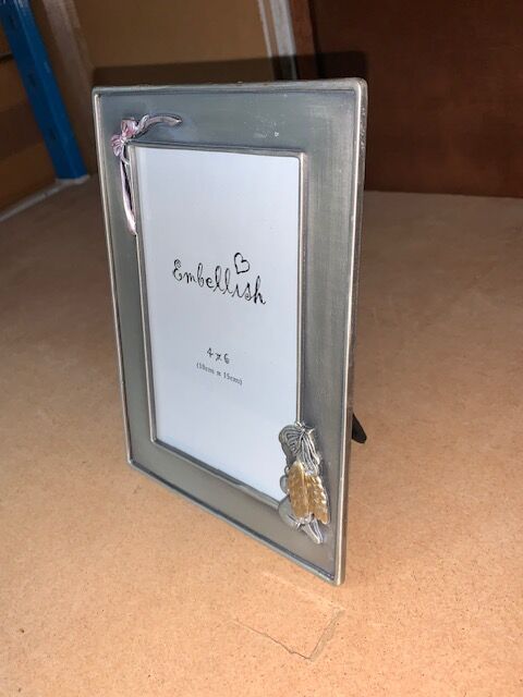 Silver Brass Photo Frame