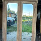 Natural wood walnut cabinet