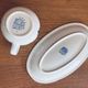 Milk jug and dish Boch Belgium La Louvière Keramis 1970s