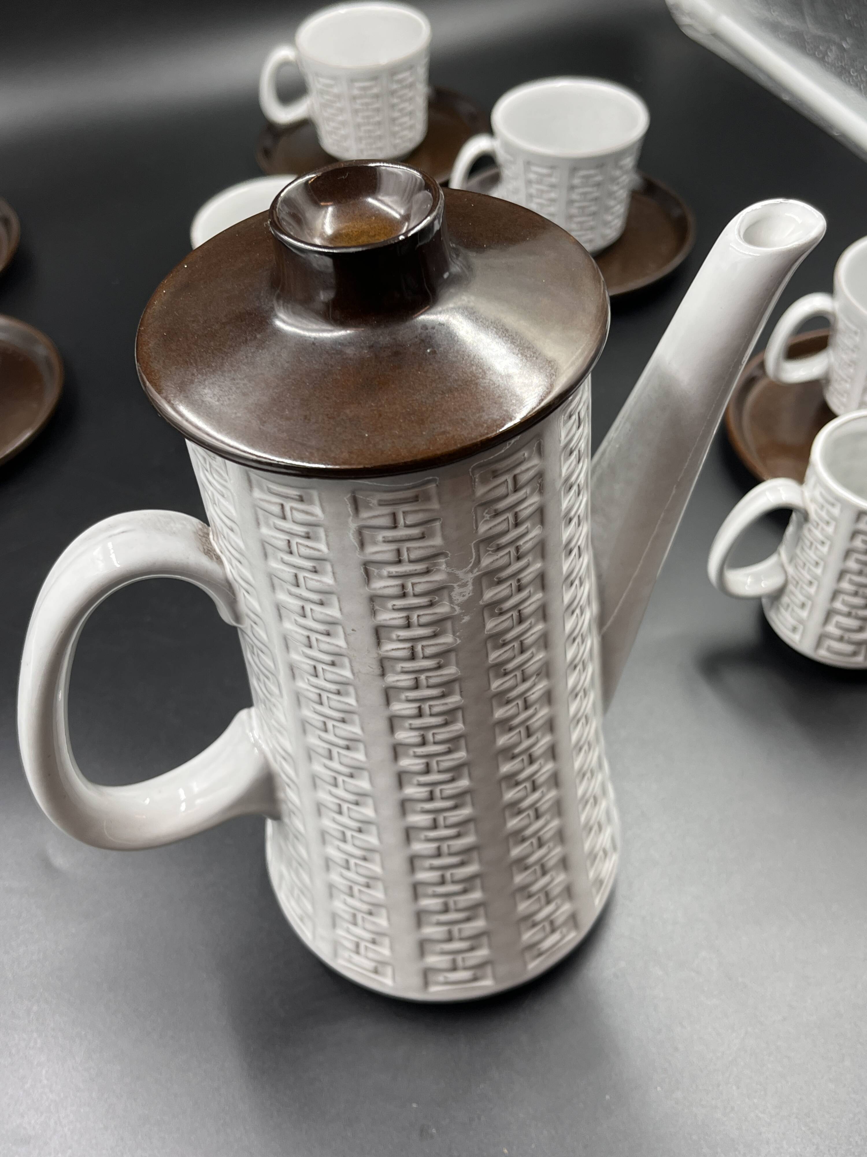 Ceramano coffee service, model: Epsilon by Karl Leuther