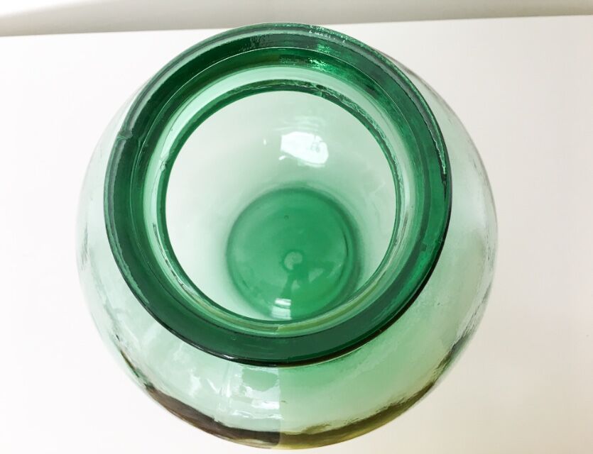 Bonbonne ronde verte