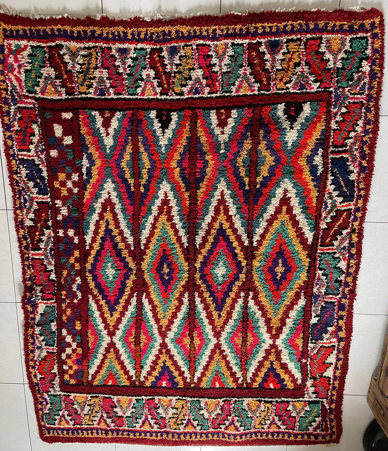 Vintage Berber rug