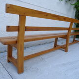 Kindergarten bench solid wood