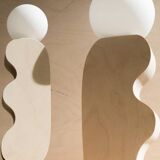 Wooden table lamp