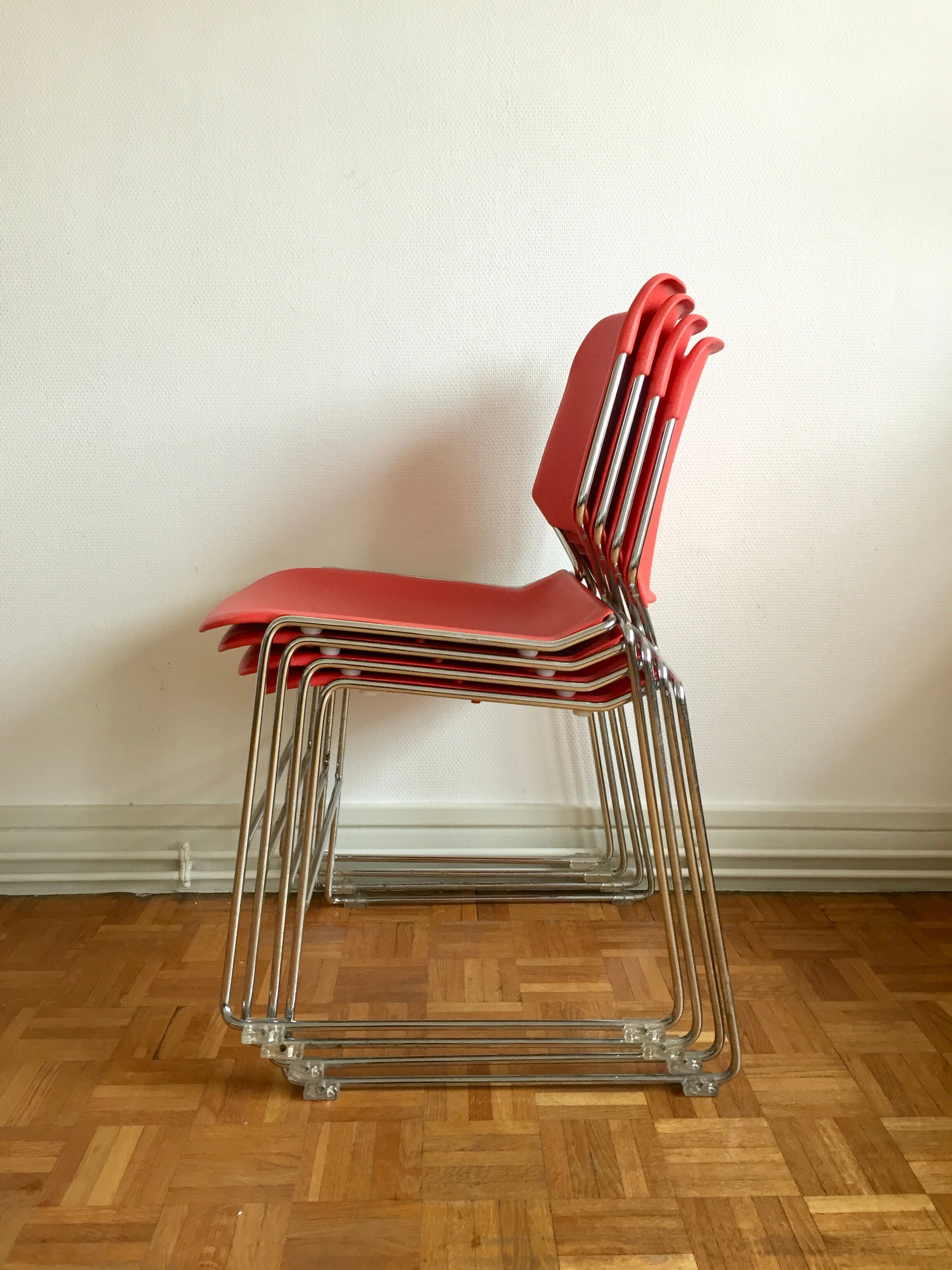 4 chairs Eurosit by Matrix Krueger - 1980