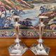 Pair of silver candlesticks