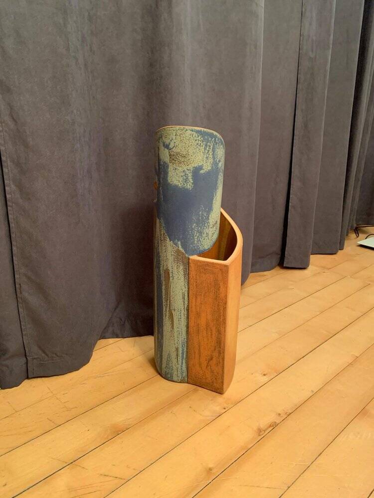 Large ceramic floor vase, 2000s