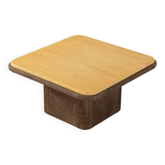1960s Travertine coffee table, de Sede DS-3011