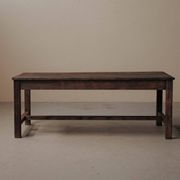 Table de ferme en pin massif, vers 1900