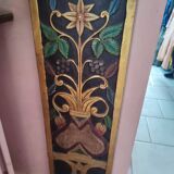 Antique carved wooden panel