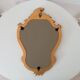 Vintage rococo mirror in gilded resin