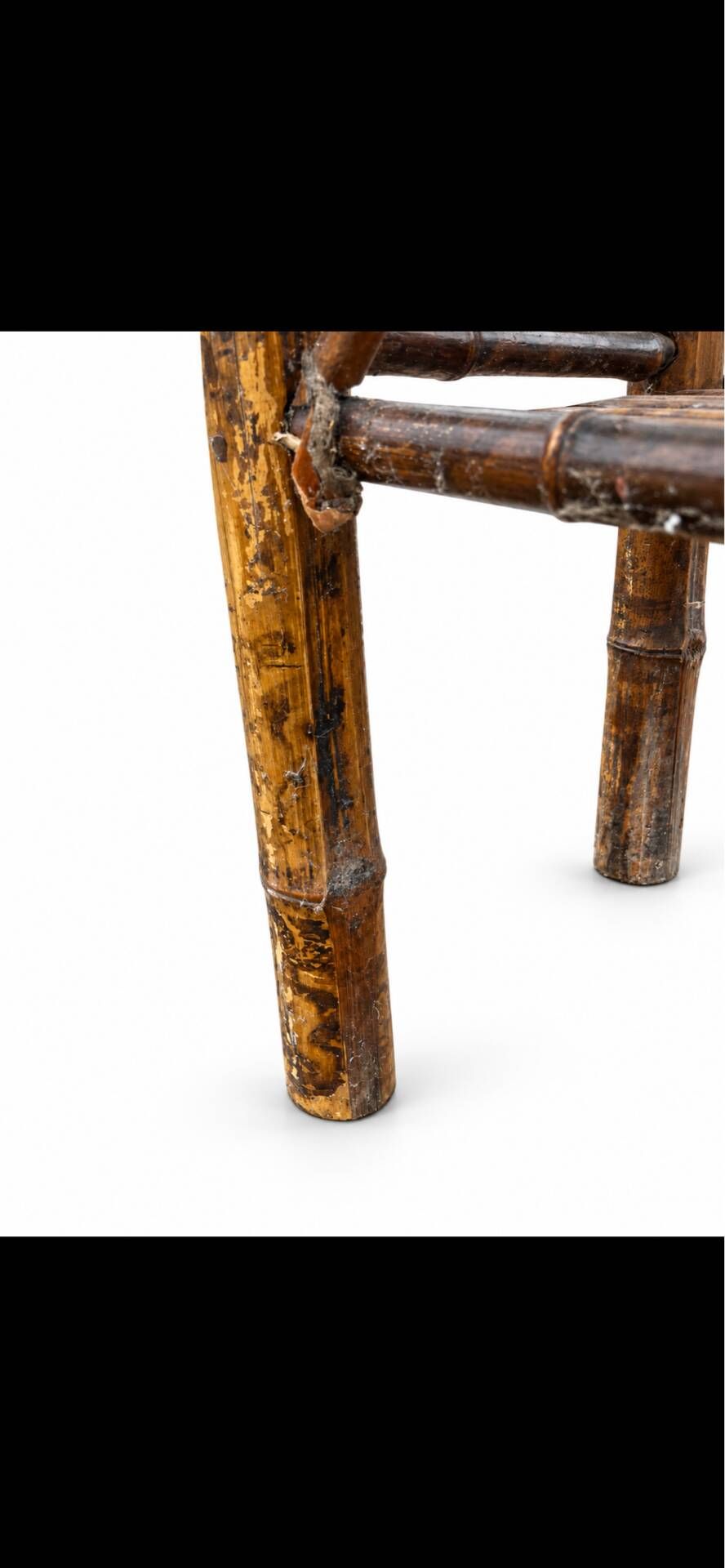 Antique bamboo shelf with 4 levels – Japonese style
