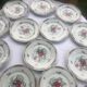 Set of 12 Haviland Limoges porcelain plates, Pondicherry collection