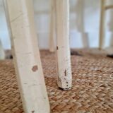 4 mismatched antique bistro chairs