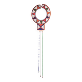 Massai wall decor in glass beads, 80s