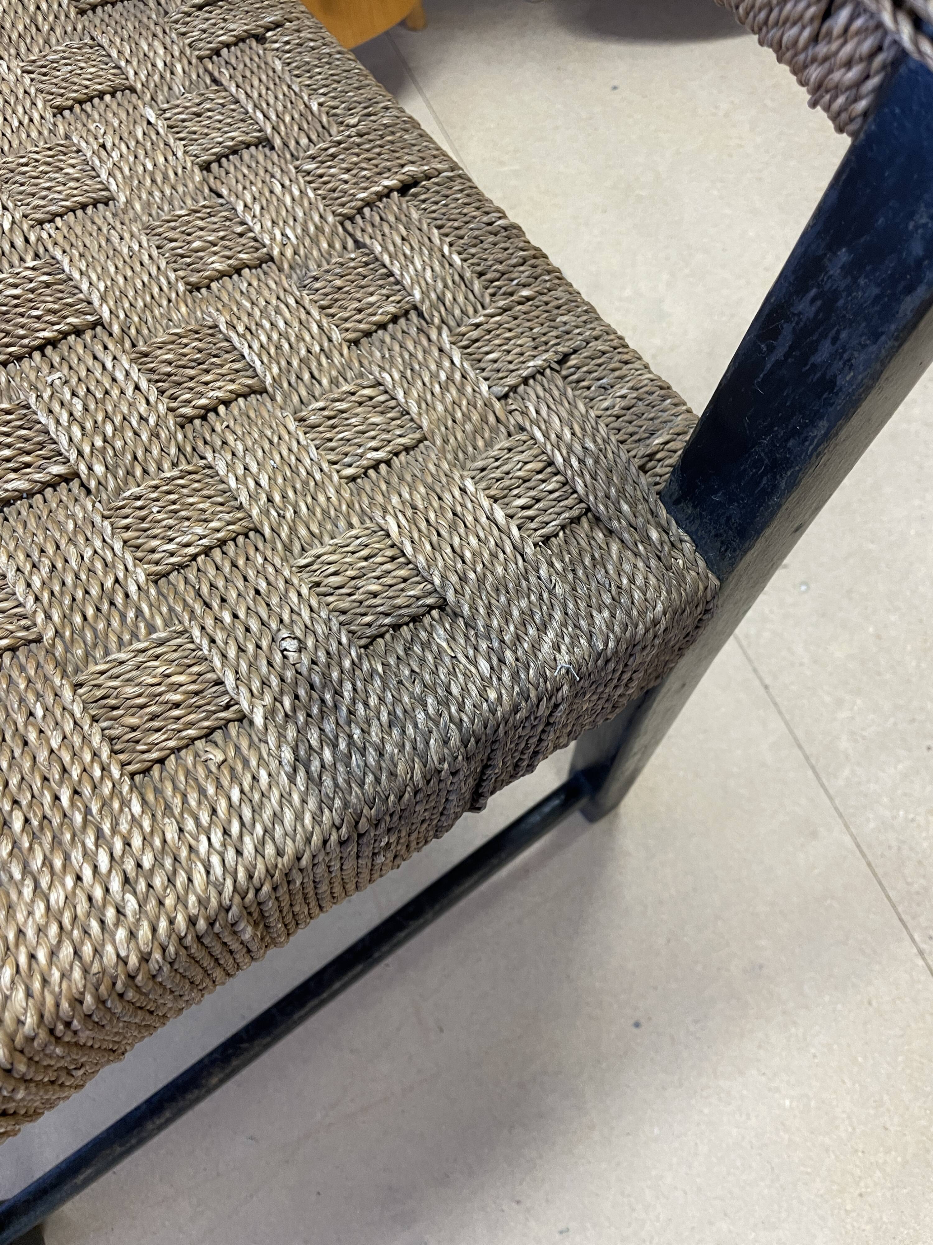 Suite 4 chaises vintage en bois, fabrication tchèque, 1950