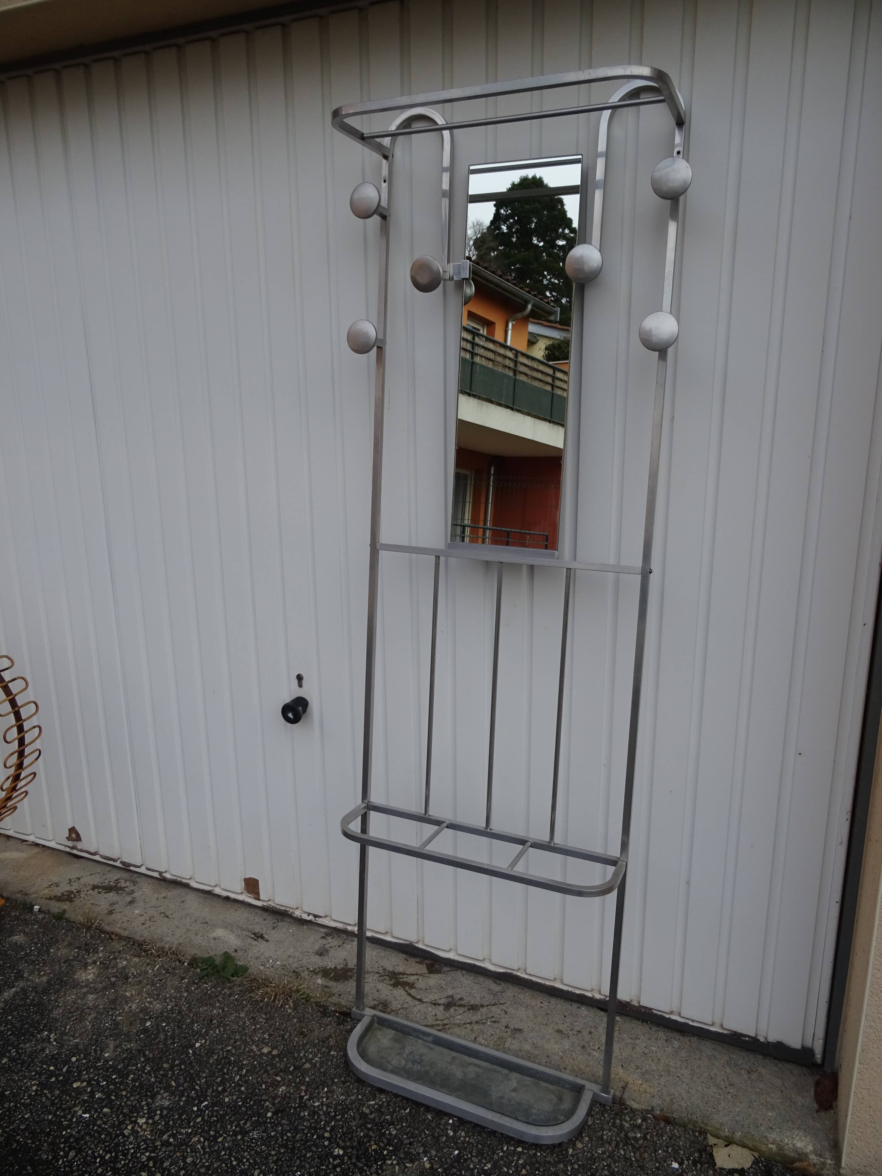 Art Deco entrance coat rack