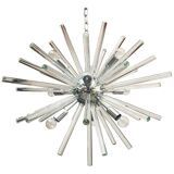 Lustre Round Triedro en verre de Murano