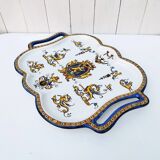 Old Gien earthenware serving dish