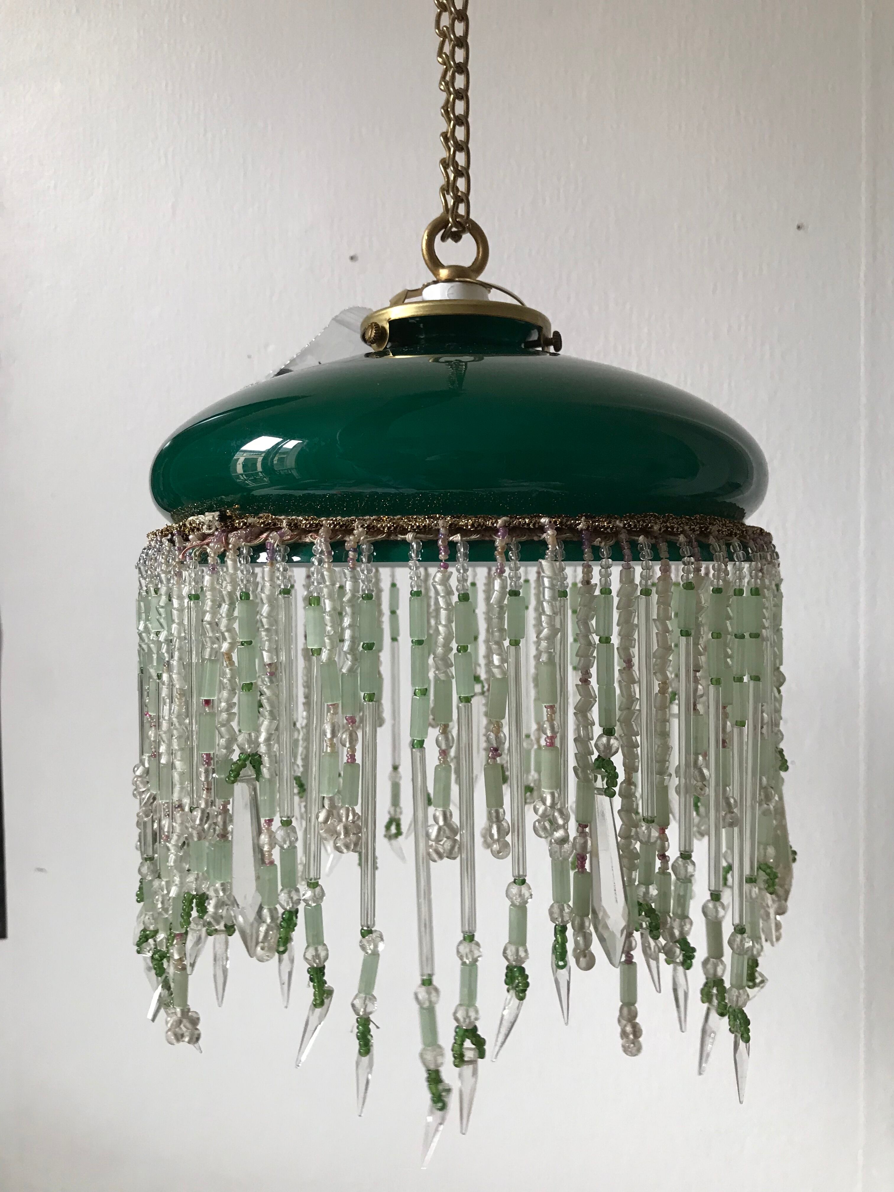 Vintage pearl pendant lamp