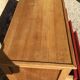 Vintage chest of drawers 1950s/60s in oak drawers patinated red
