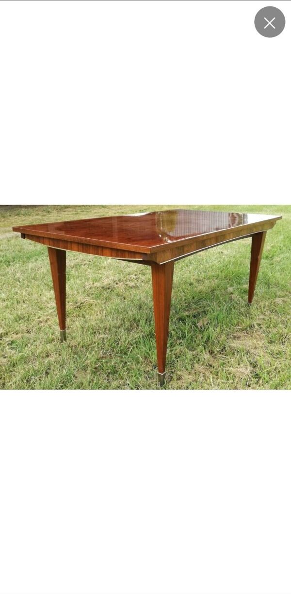 Table à manger en teck avec rallonges