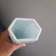 Space Age vase in opaline glass decorated with bubbles