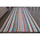 Vintage Turkish Oushak Handmade Wool & Cotton Pink Runner Rug 77x224