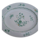 Oval dish in Limoges porcelain Bernardaud model Beijing