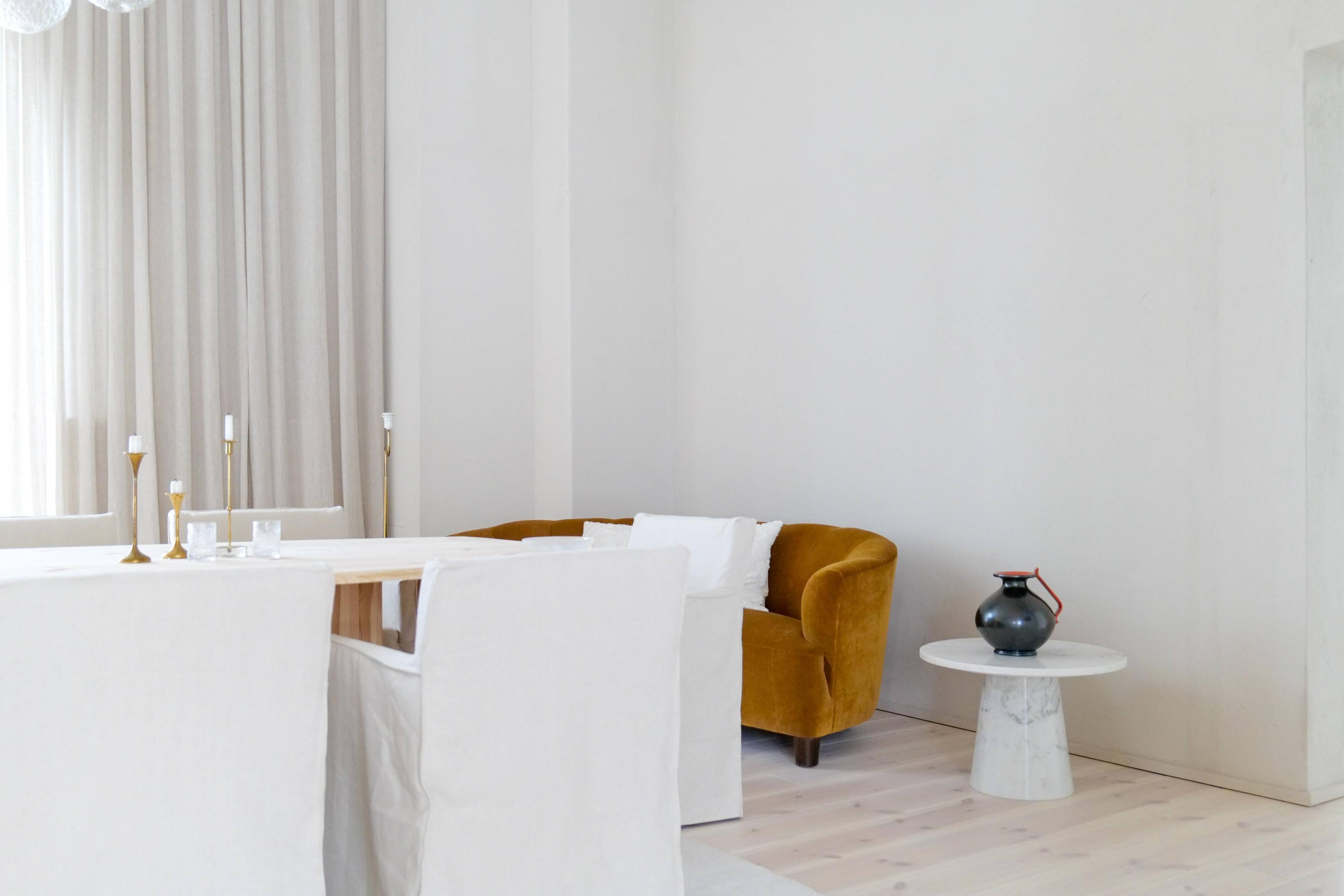 Art Deco ceramic globe vase by Upsala Ekeby, Sweden, 1930s