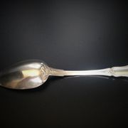 set of 12 silver dessert spoons - silversmith DOUTRE ROUSSEL - mid 19th century