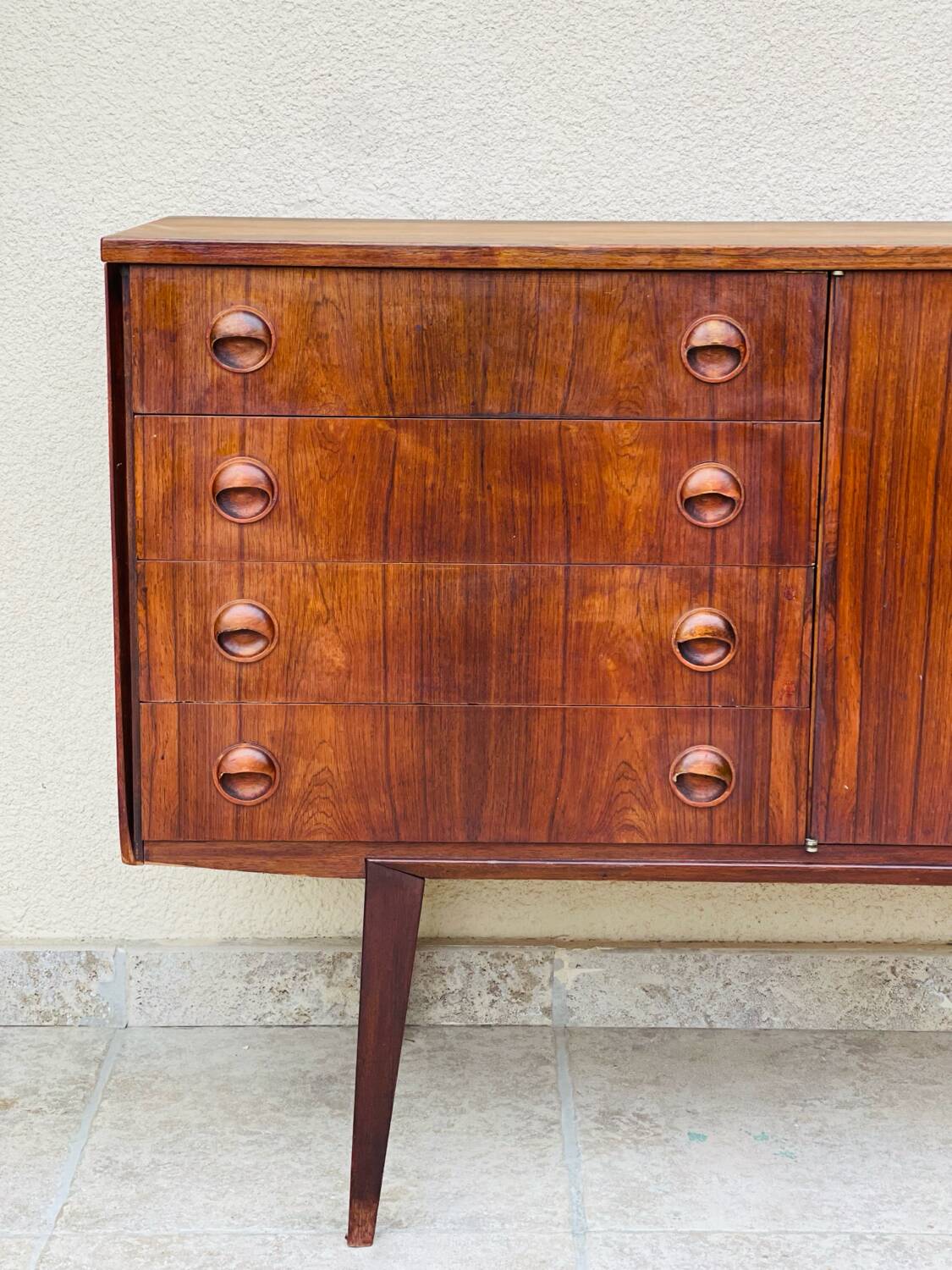 Enfilade scandinave en palissandre 1960