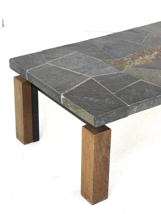 Vintage coffee table 'Fish' brutalist
