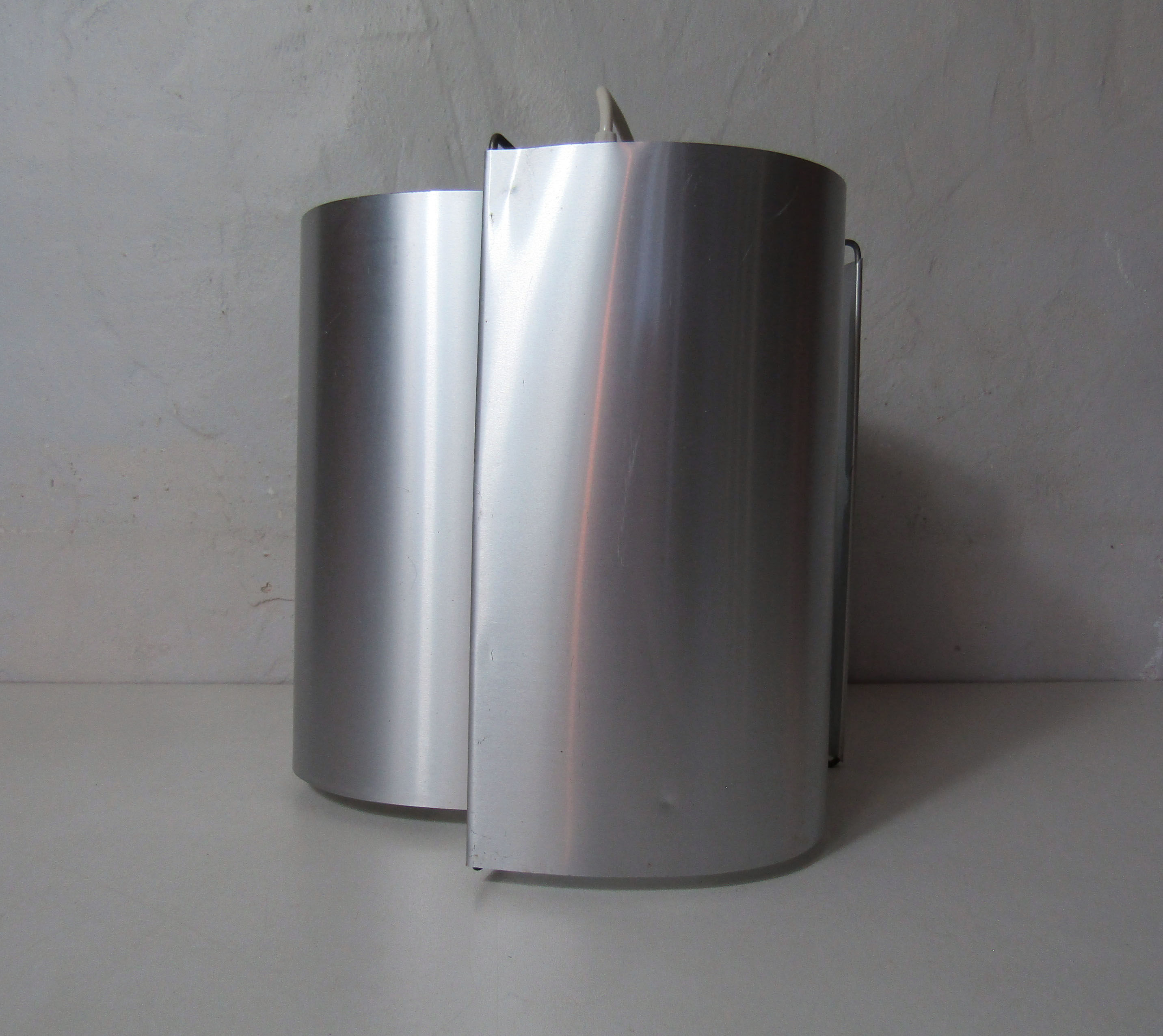 Max Sauze design brushed aluminum hanging lamp