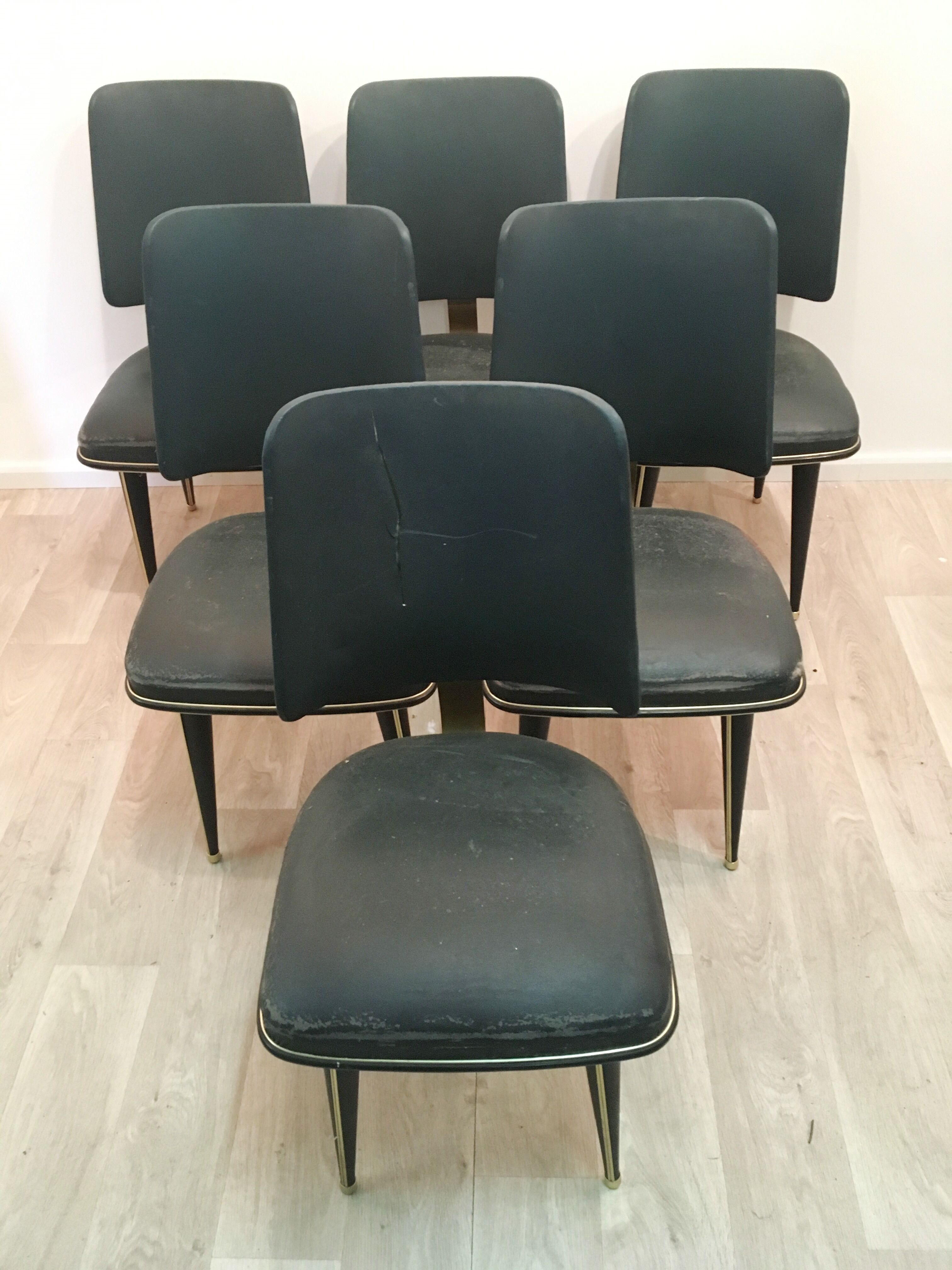 6 chairs 40s