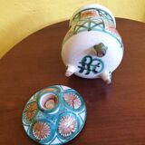 Robert Picault Vintage enamelled ceramic pot 1960