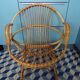 Vintage wicker basket chair