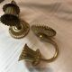 Pair of golden wall light