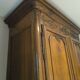 Walnut Louis XV wardrobe from the 18th century.