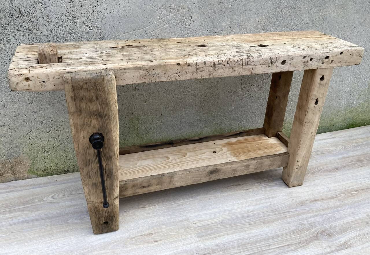 Old small carpenter's workbench