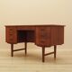 Teak desk, Danish design, 1970s, made in Denmark