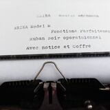 Old erika model m typewriter + instructions + box