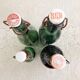 4 bouteilles Brasserie verre vert