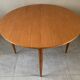 Vintage scandinavian table from the 60s extendable with butterfly extension