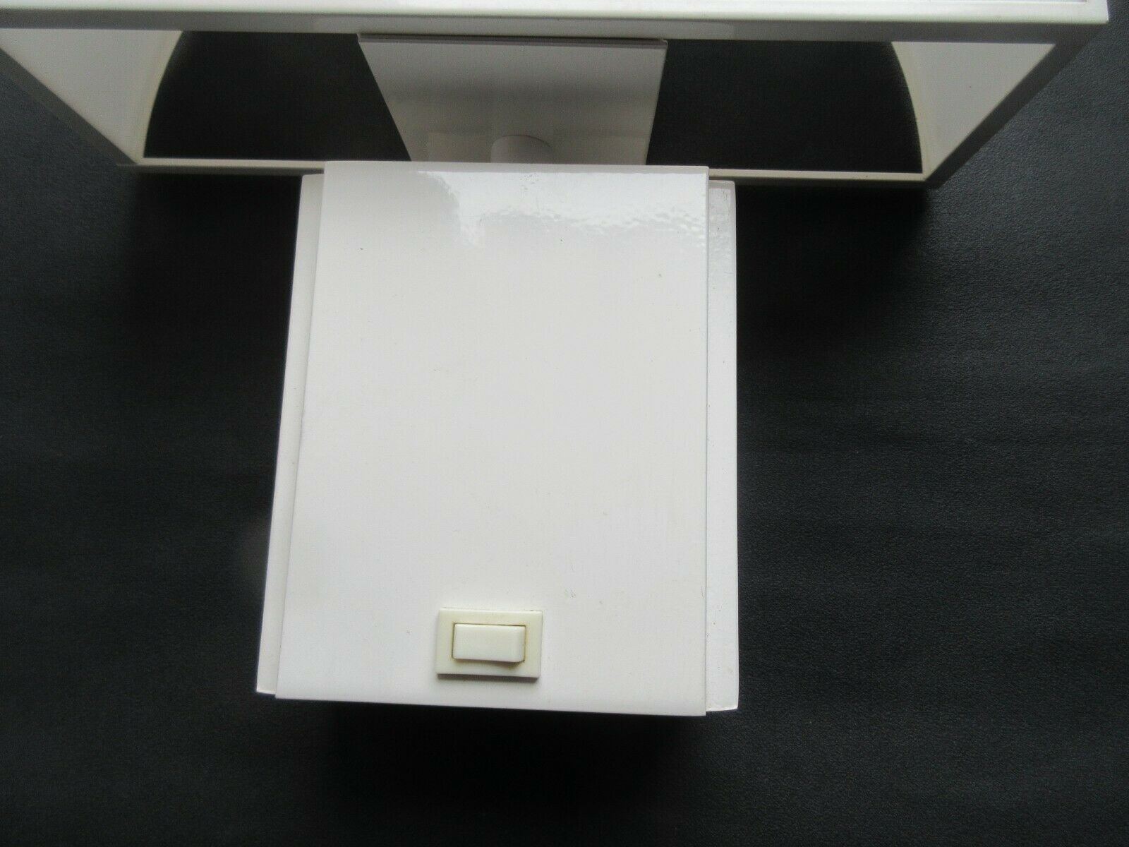 Vintage lamp, Guzzini semi-spherical applique, olympus model, 1970