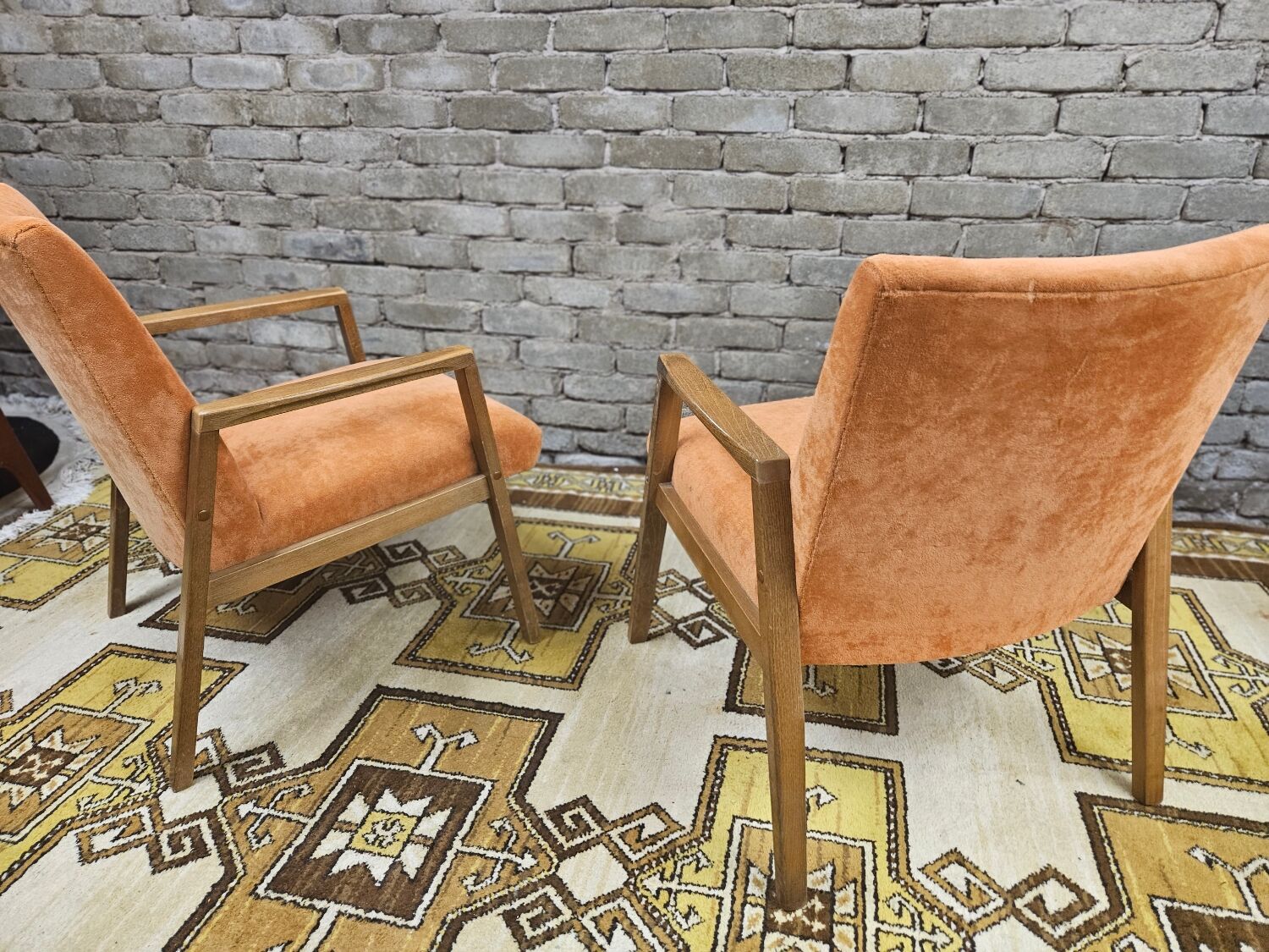 Pair of vintage Danish armchair