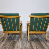 2 armchairs boomerang model by Ton